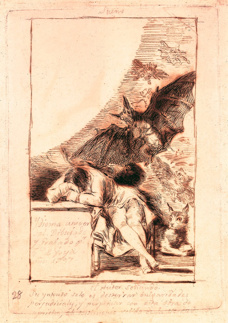 Preparatory Drawing for Number 43 of the Series 'Les Caprices'