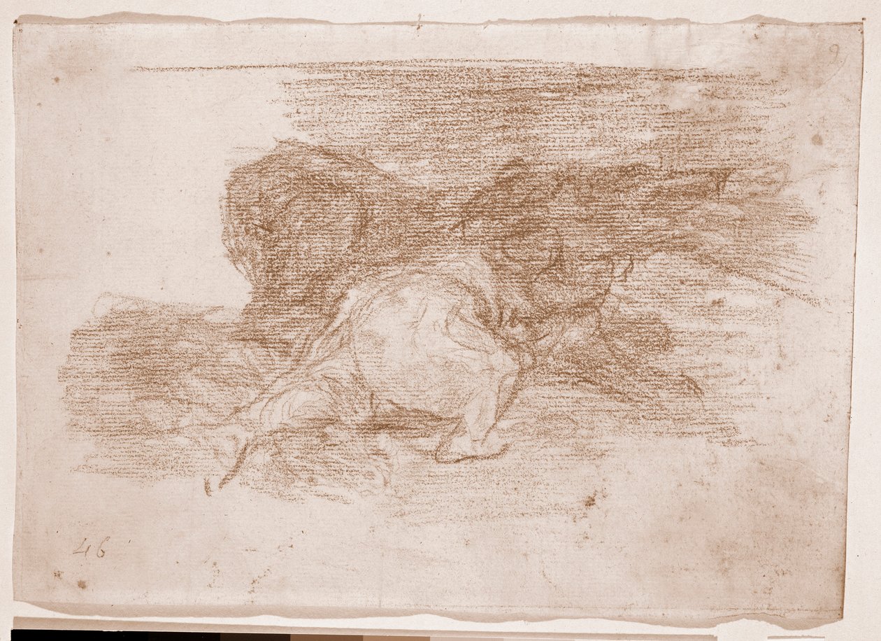 The Disasters of War: He reaps some benefits by Francisco de Goya