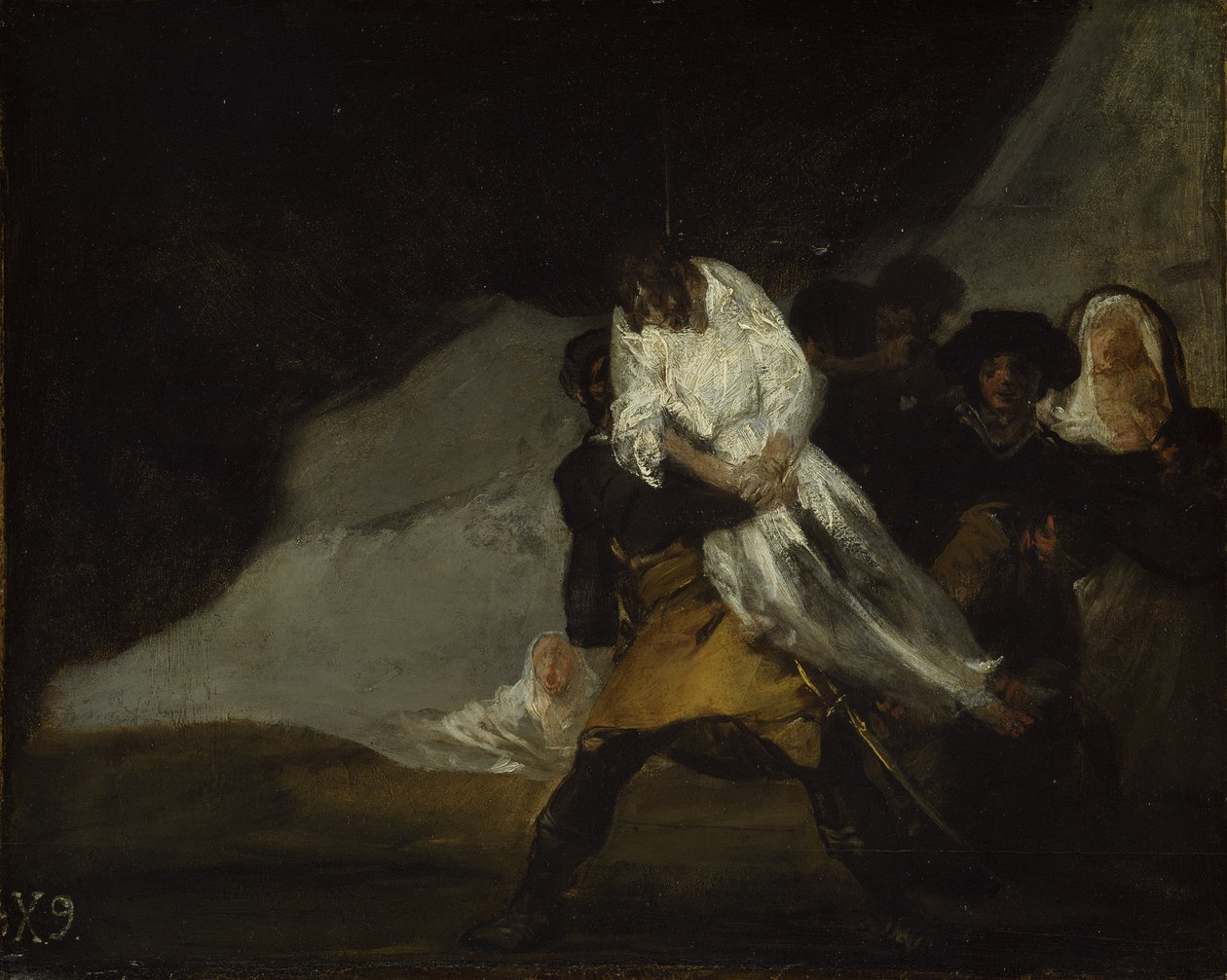 The Hanged Monk by Francisco de Goya
