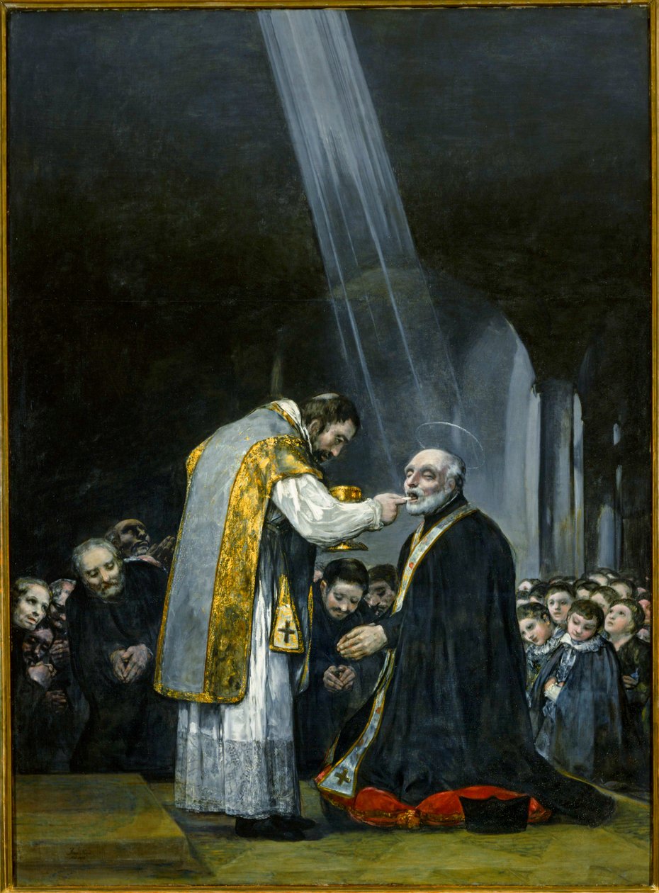 The Last Communion of Saint Joseph of Calasanz by Francisco Jose de Goya y Lucientes