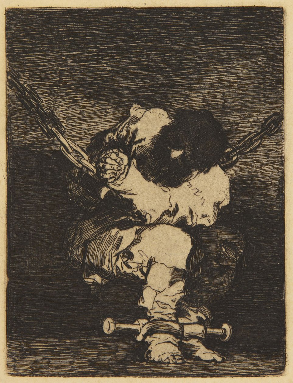 The Little Prisoner (Delteil XIV, no. 31; Harris 26) by Francisco Jose de Goya y Lucientes