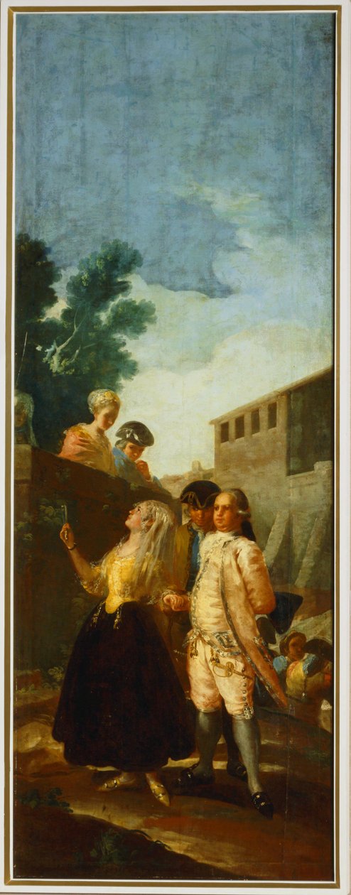 The Soldier and the Woman by Francisco Jose de Goya y Lucientes