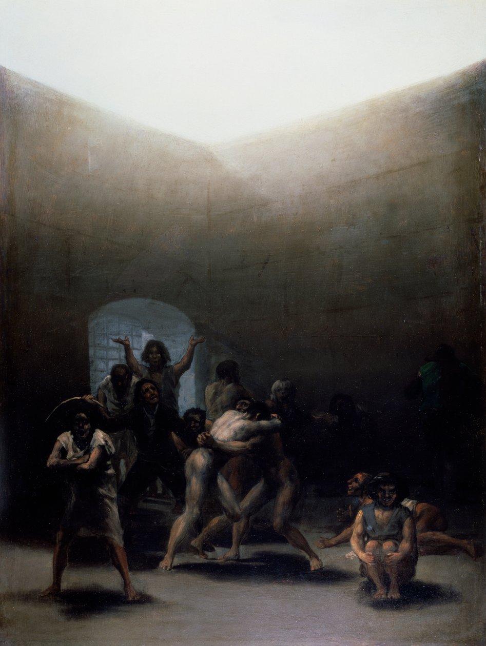 Yard with Lunatics by Francisco Jose de Goya y Lucientes