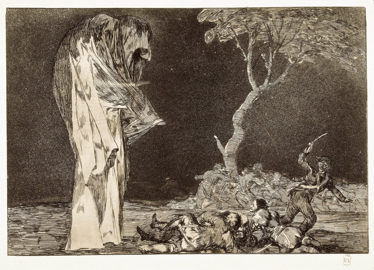 Board 2 in Disparates by Francisco de Goya
