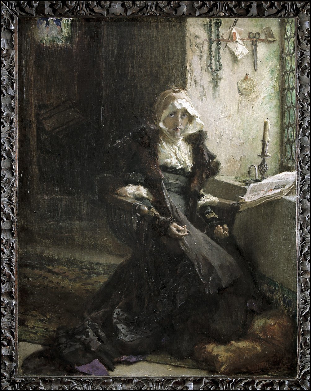 Joanna the Mad detained in Tordesillas by Francisco Pradilla y Ortiz