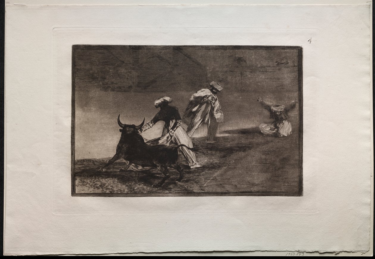 Bullfights: They Play Another with the Cape in an Enclosure by Francisco de Goya