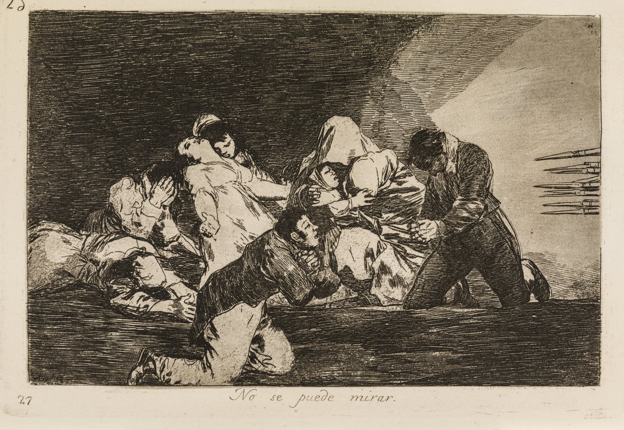 It is Not to Be Seen (26) by Francisco de Goya