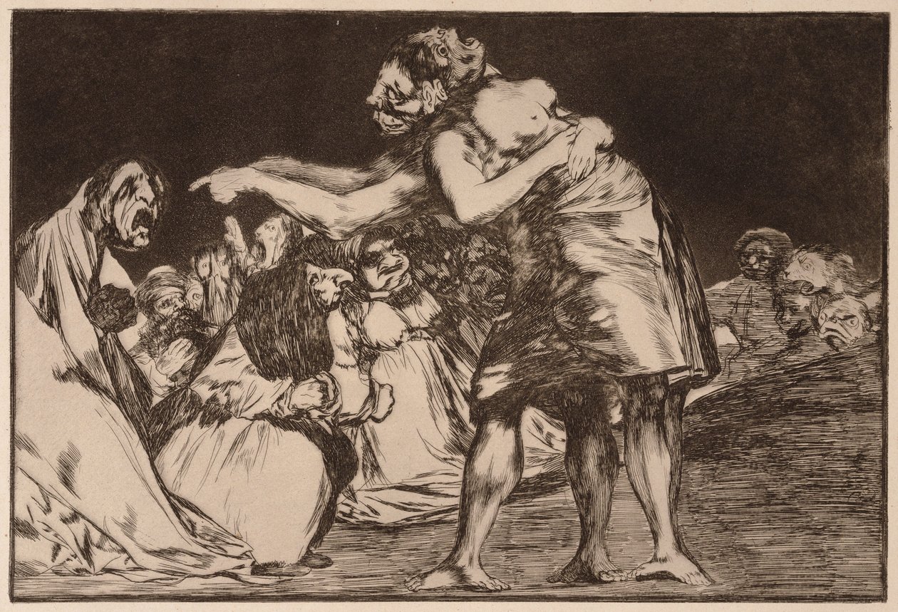 Disorderly Folly, from the series Los Disparates by Francisco de Goya