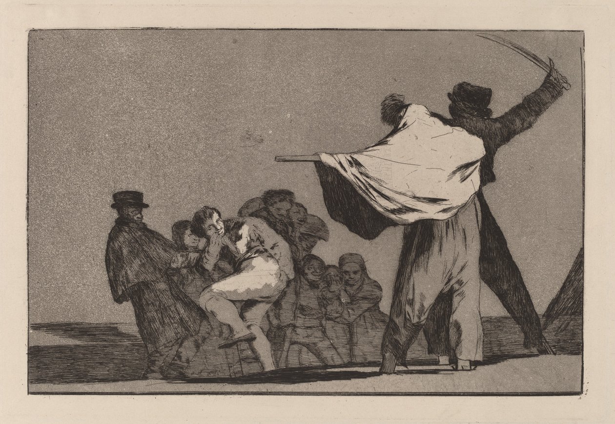 Well-Known Folly by Francisco de Goya