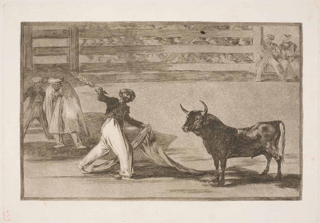 The Origin of Harpoons or Banderillas by Francisco de Goya