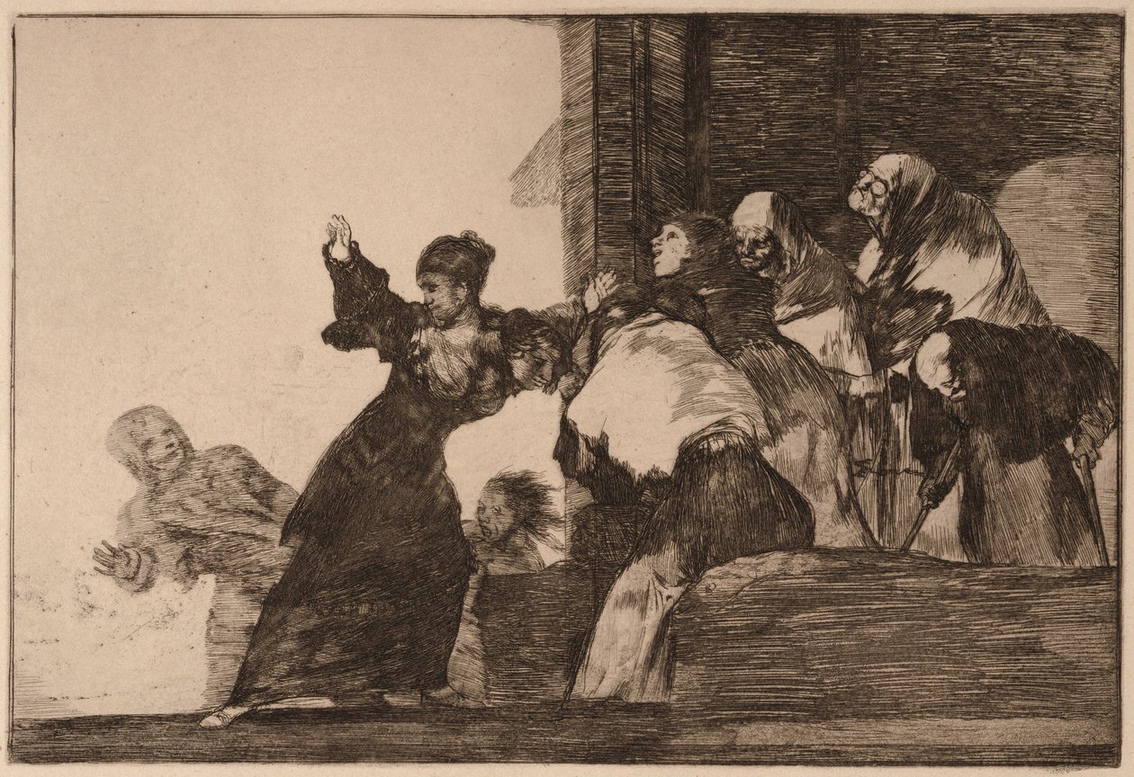 Poor Folly, from the series Los Disparates by Francisco de Goya