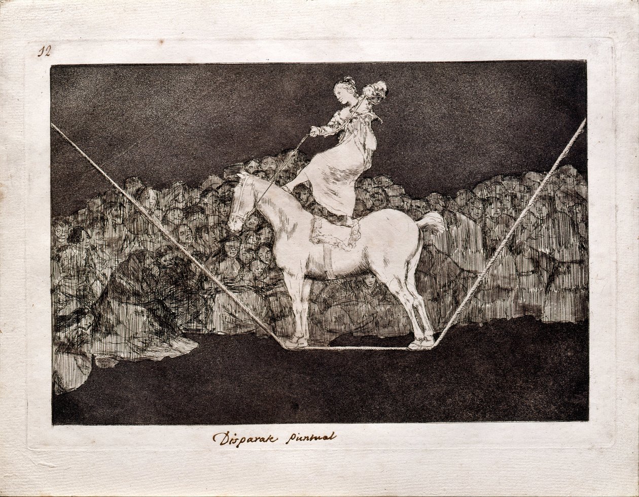Precise Folly from the series Los Disparates Follies by Francisco de Goya