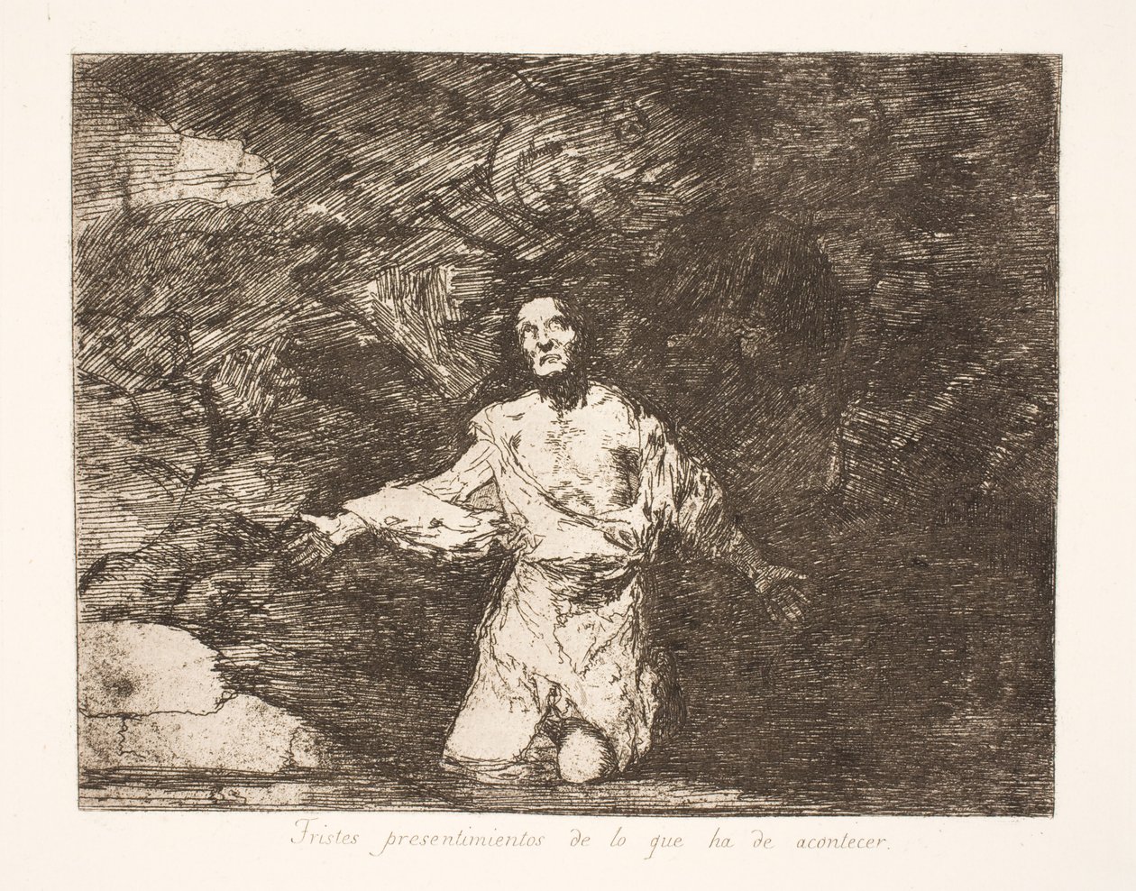 Melancholy Premonition of What the Future Will Bring (1) by Francisco de Goya