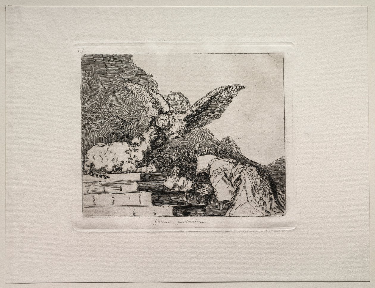 The Horrors of War: Feline Pantomime by Francisco de Goya