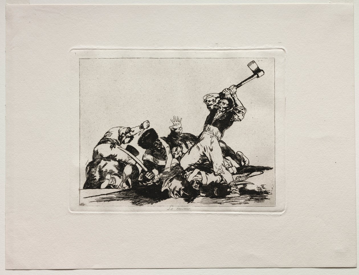 The Horrors of War: The Same by Francisco de Goya