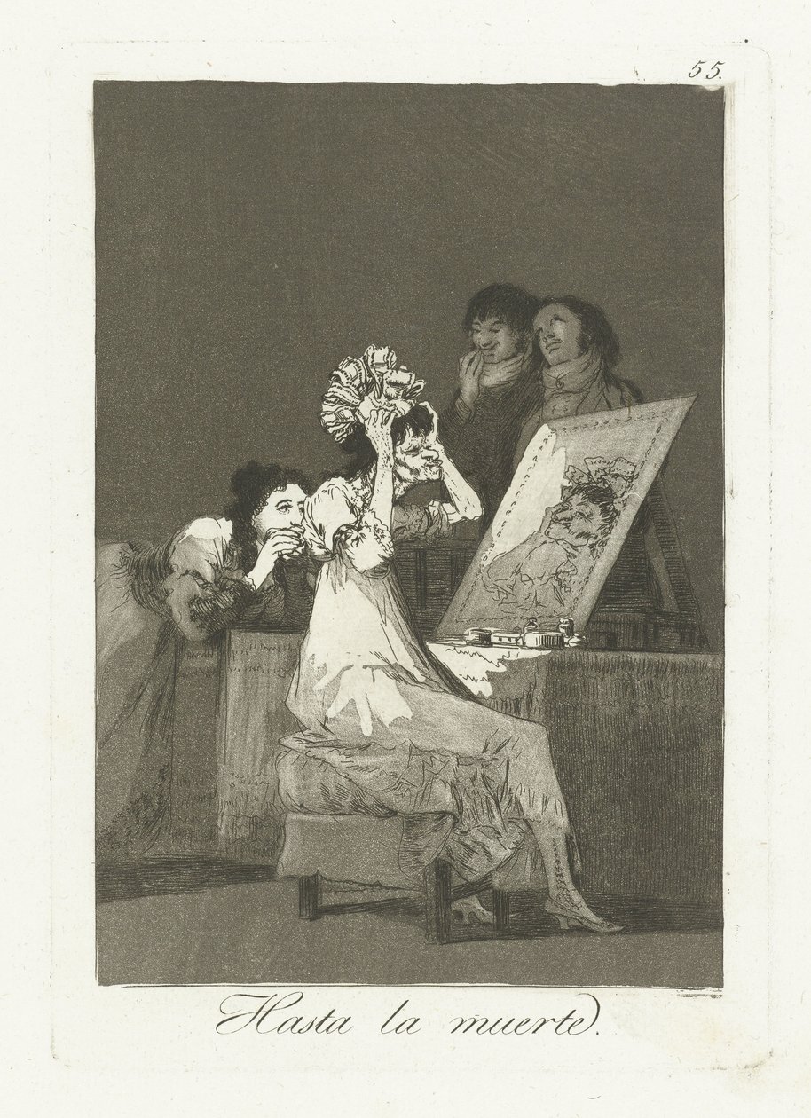 Until Death (Los Caprichos) by Francisco de Goya