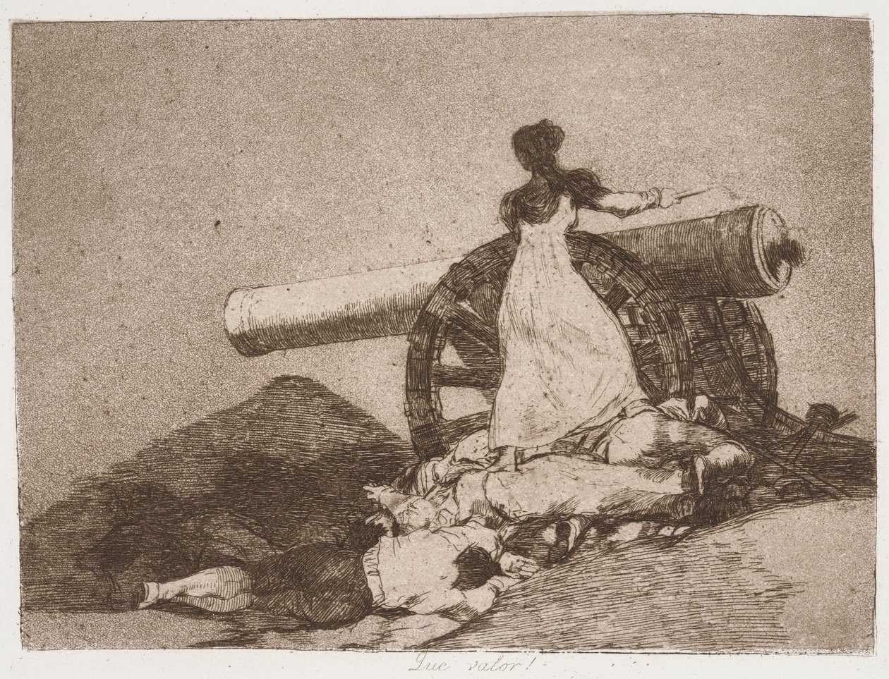 What Courage! from the series The Disasters of War by Francisco de Goya