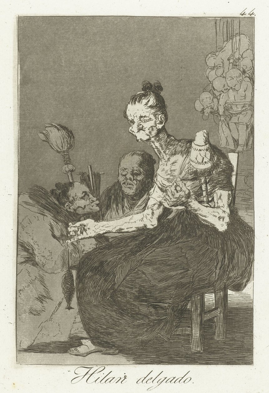 They Spin Fine by Francisco de Goya