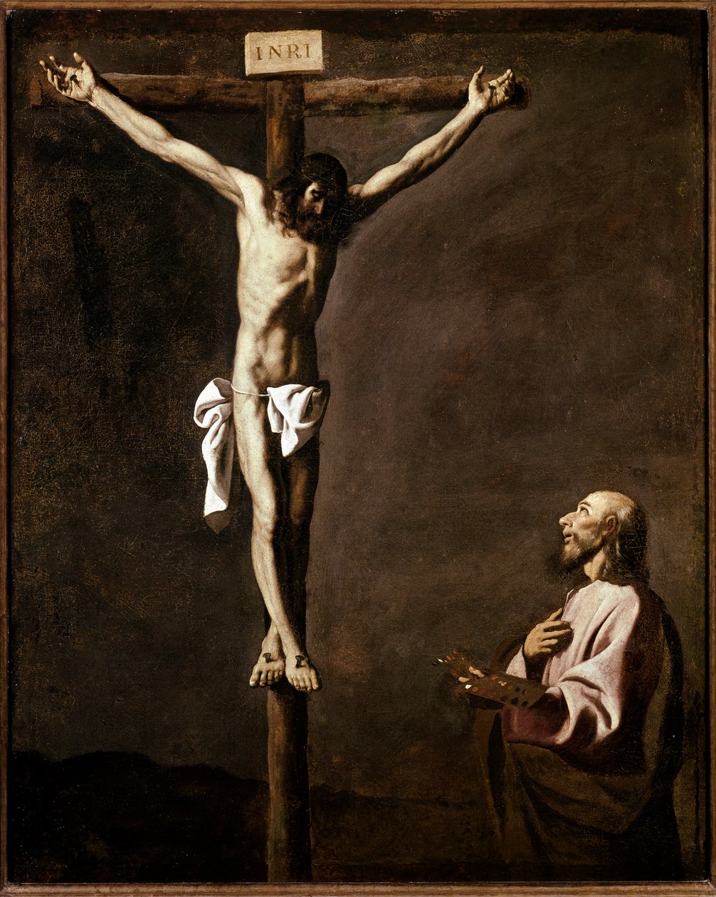 Crucifixion and Painter (Self-portrait of the Artist as Saint Luke)