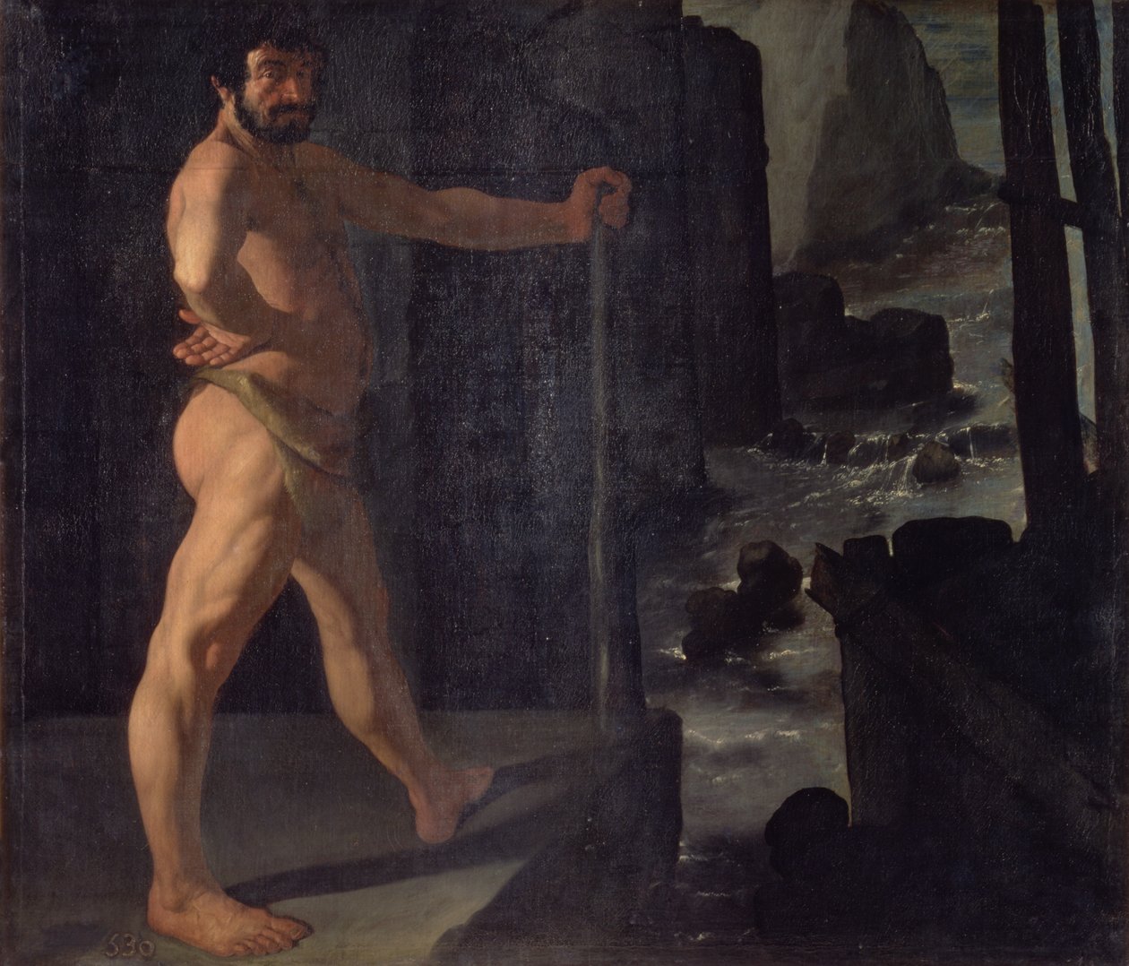 Hercules Changing the Course of the River Alpheus by Francisco de Zurbaran