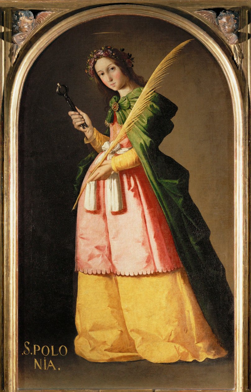 Saint Apollonia by Francisco de Zurbaran