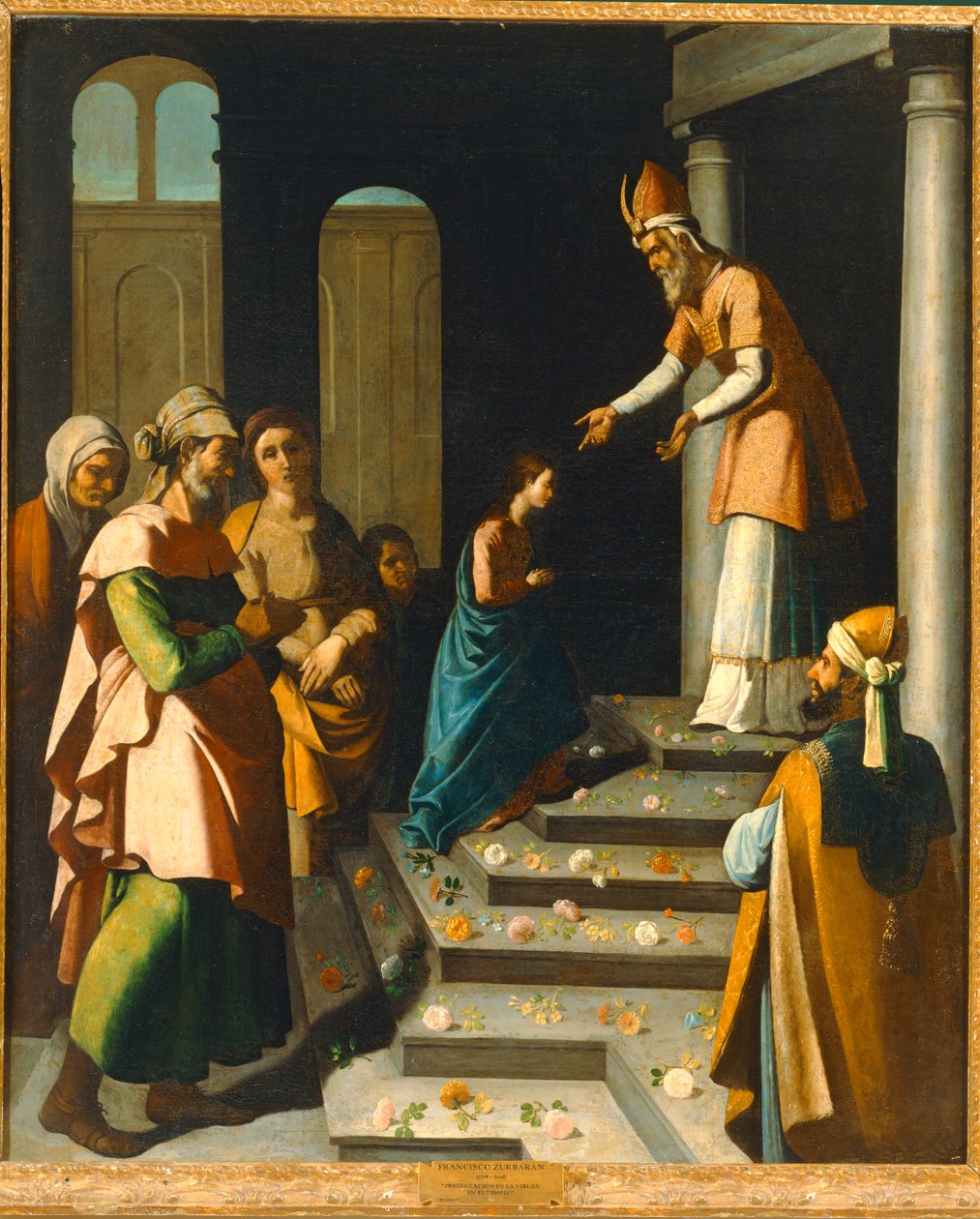 The Presentation of the Virgin in the Temple by Francisco de Zurbaran