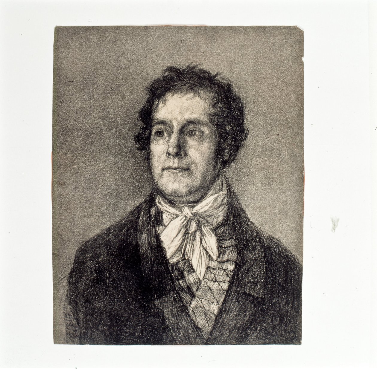 The Printer Gaulon by Francisco de Goya