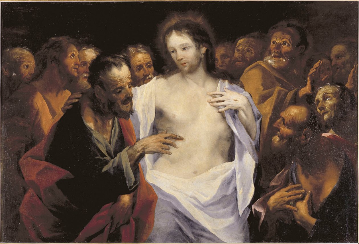 Jesus and Doubting Thomas, I by Franciszek Smuglewicz