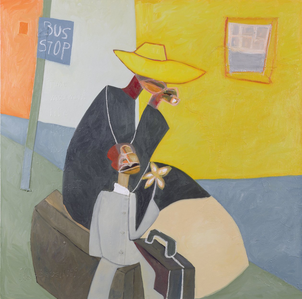 Bus Stop I, 2000 by Francks Deceus