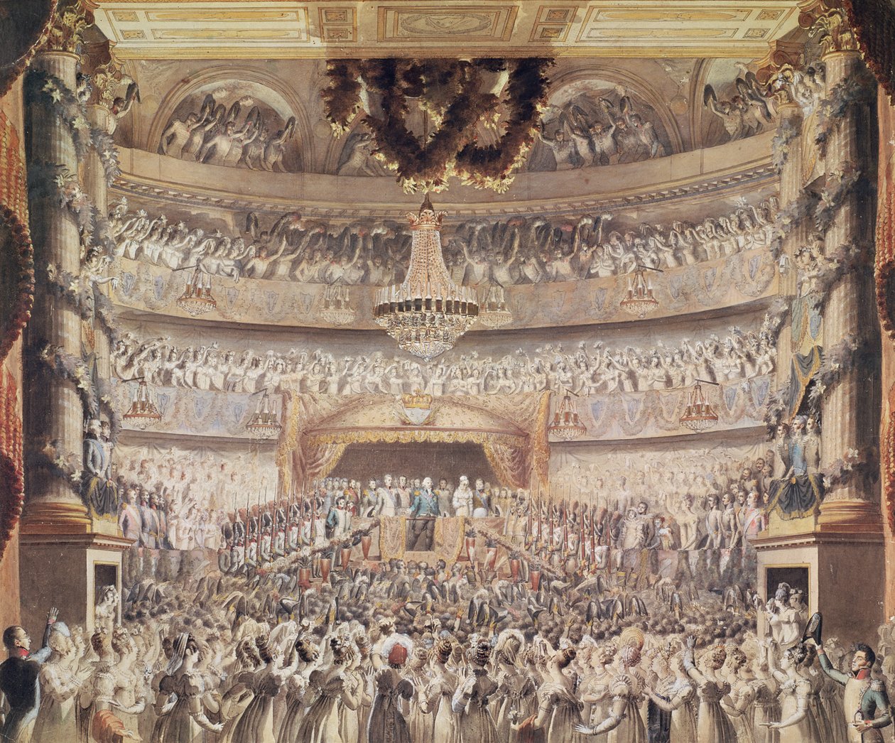 Louis XVIII at the Theatre de l
