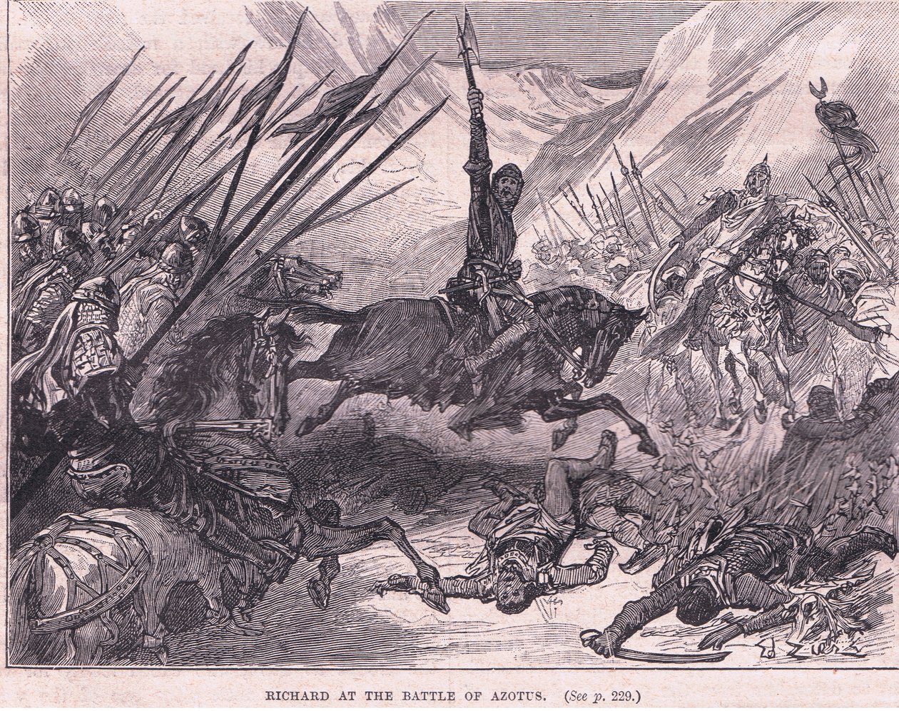 Richard at the Battle of Azotus AD 1191