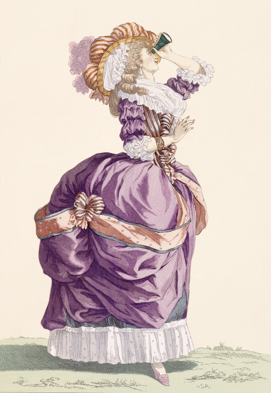 Young lady, engraved by Le Beau, plate no.176 from 