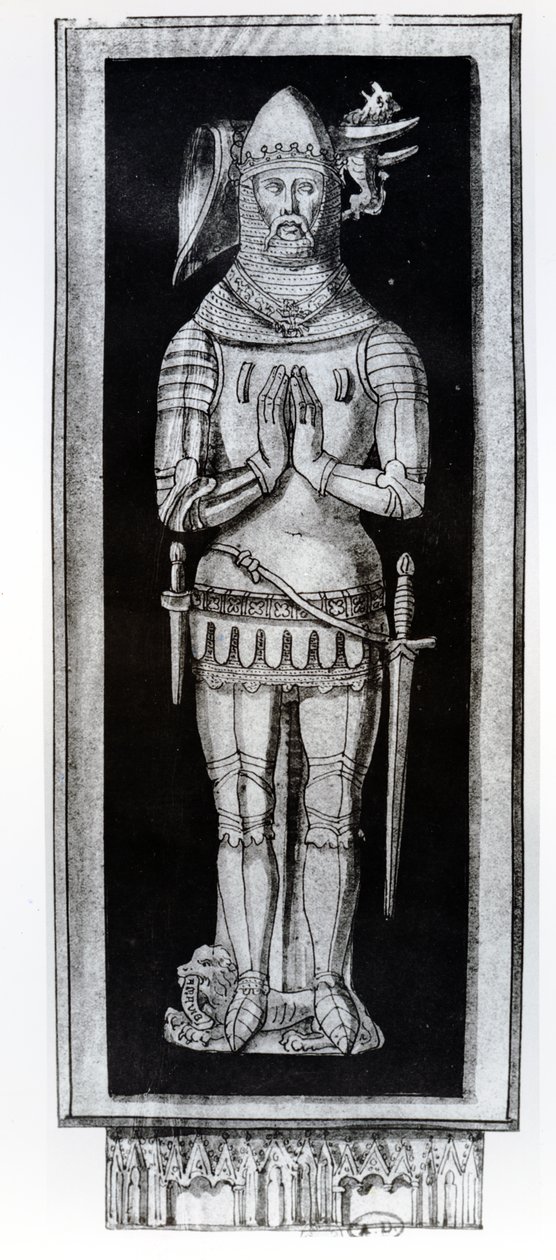 Tomb of Jean V, Duke of Brittany, c.1700 by Francois Roger de Gaignieres