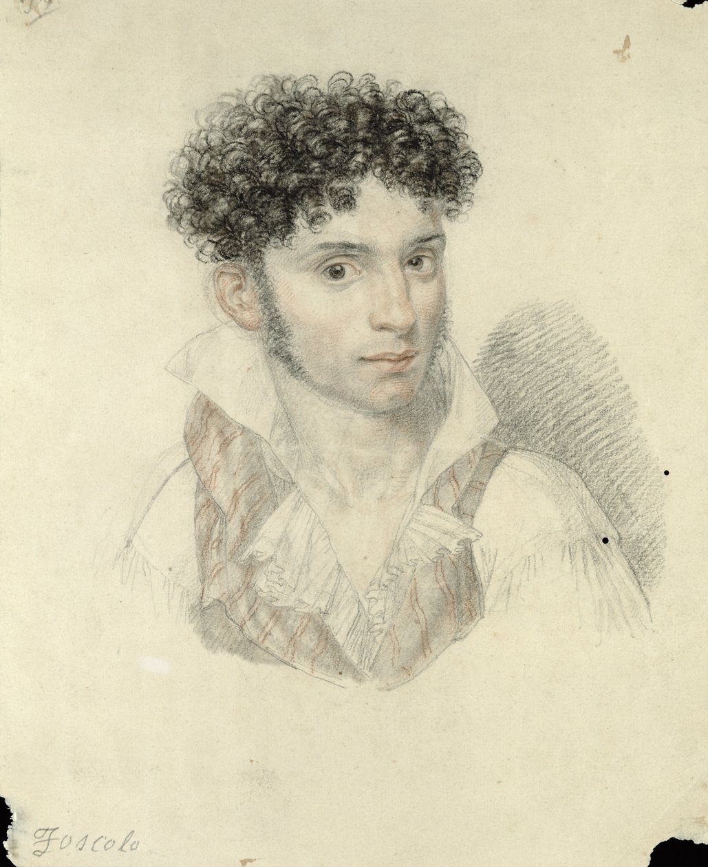 Portrait of Ugo Foscolo by Francois-Xavier Fabre