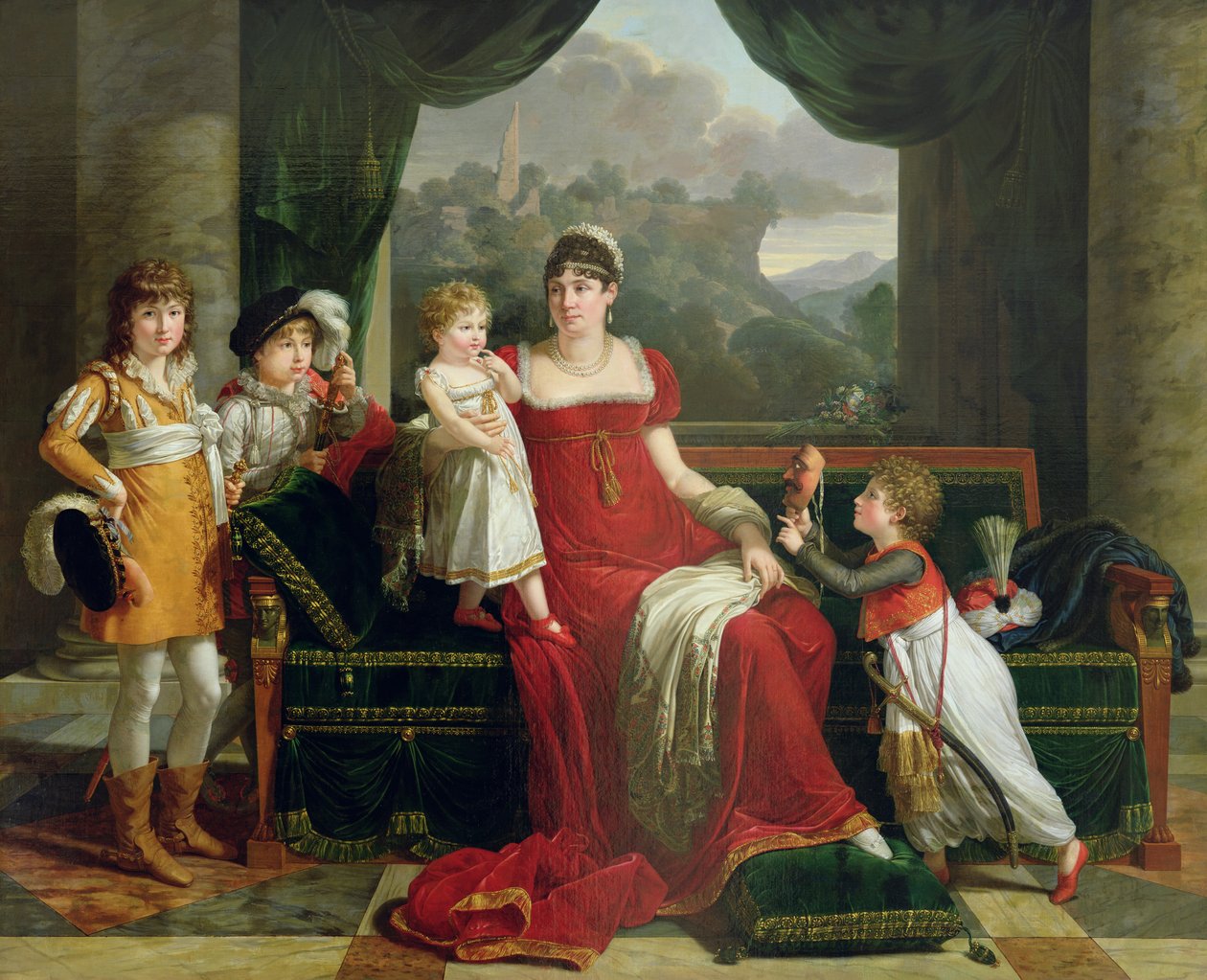 The Duchess of Feltre and Her Children by Francois-Xavier Fabre