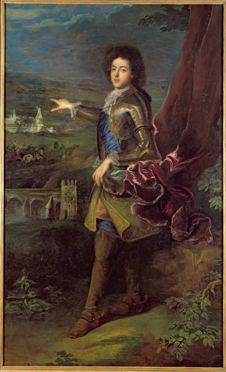 Portrait of Louis Auguste de Bourbon (1670-1736) Duke of Maine by Jean François de Troy