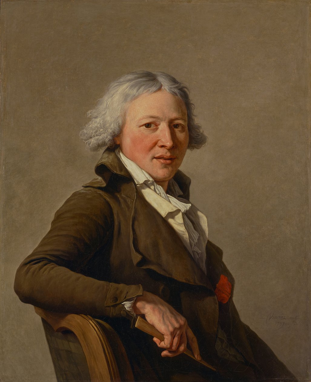 Portrait of the Sculptor Roland by François-André Vincent