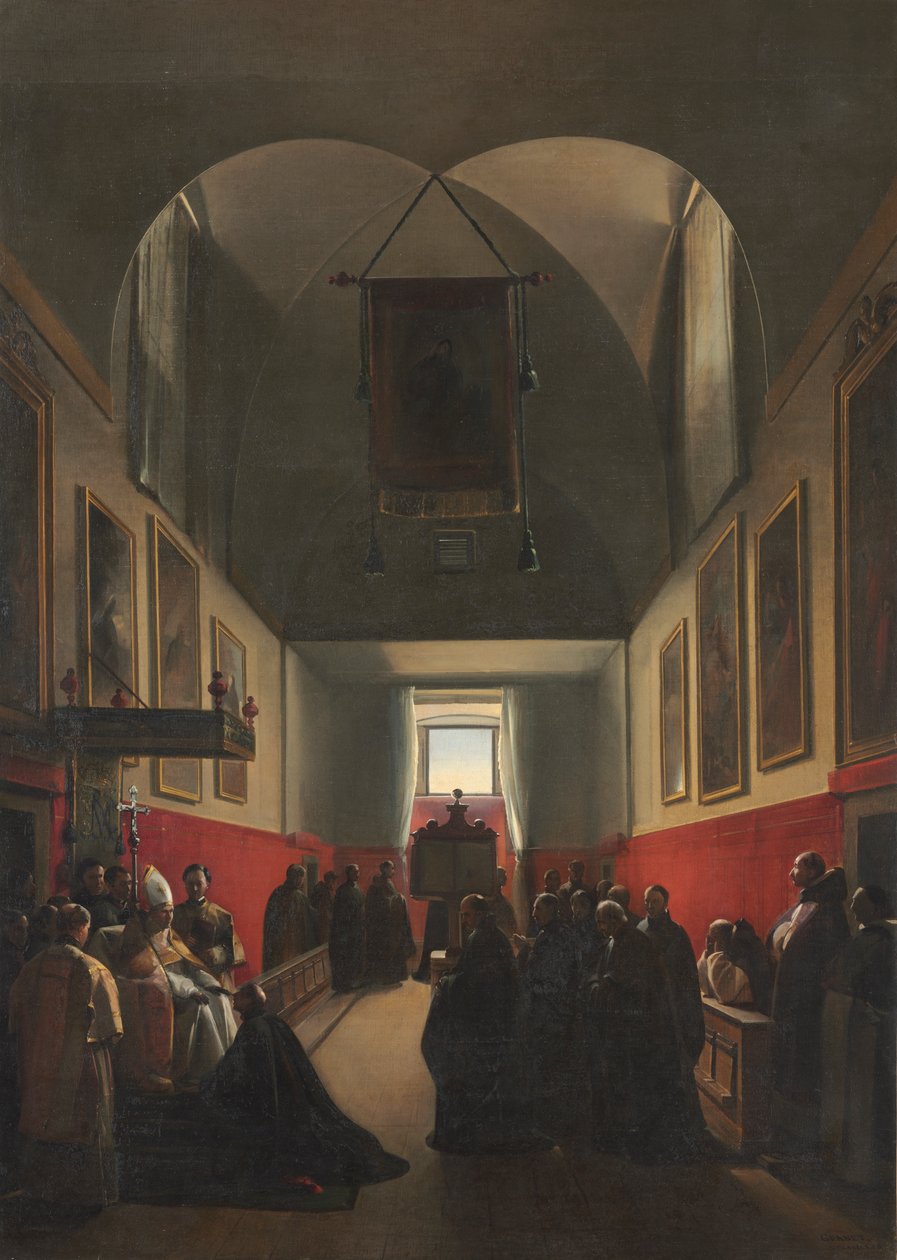 Homage to a Bishop by Francois-Marius Granet