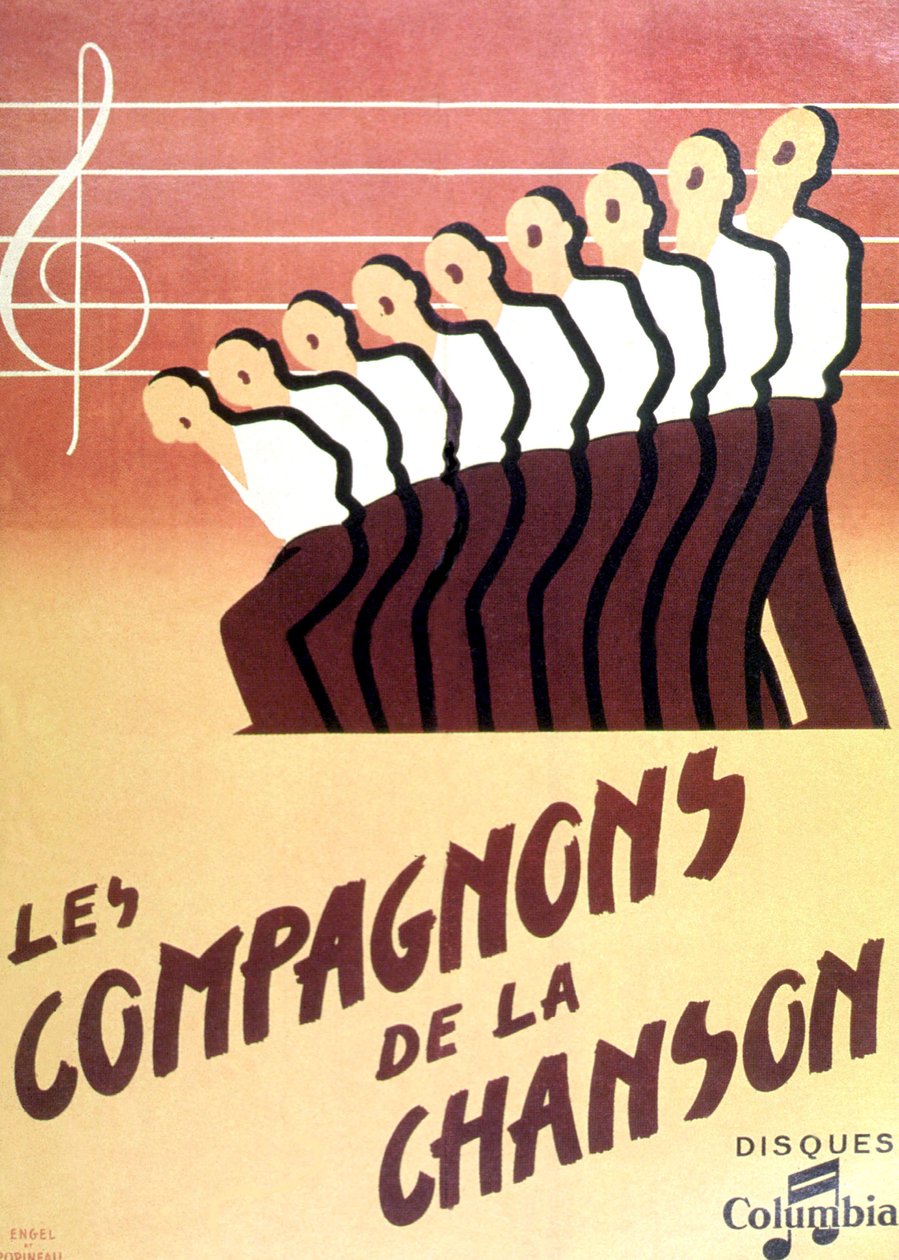 The Companions of the Song by Francois emile Popineau