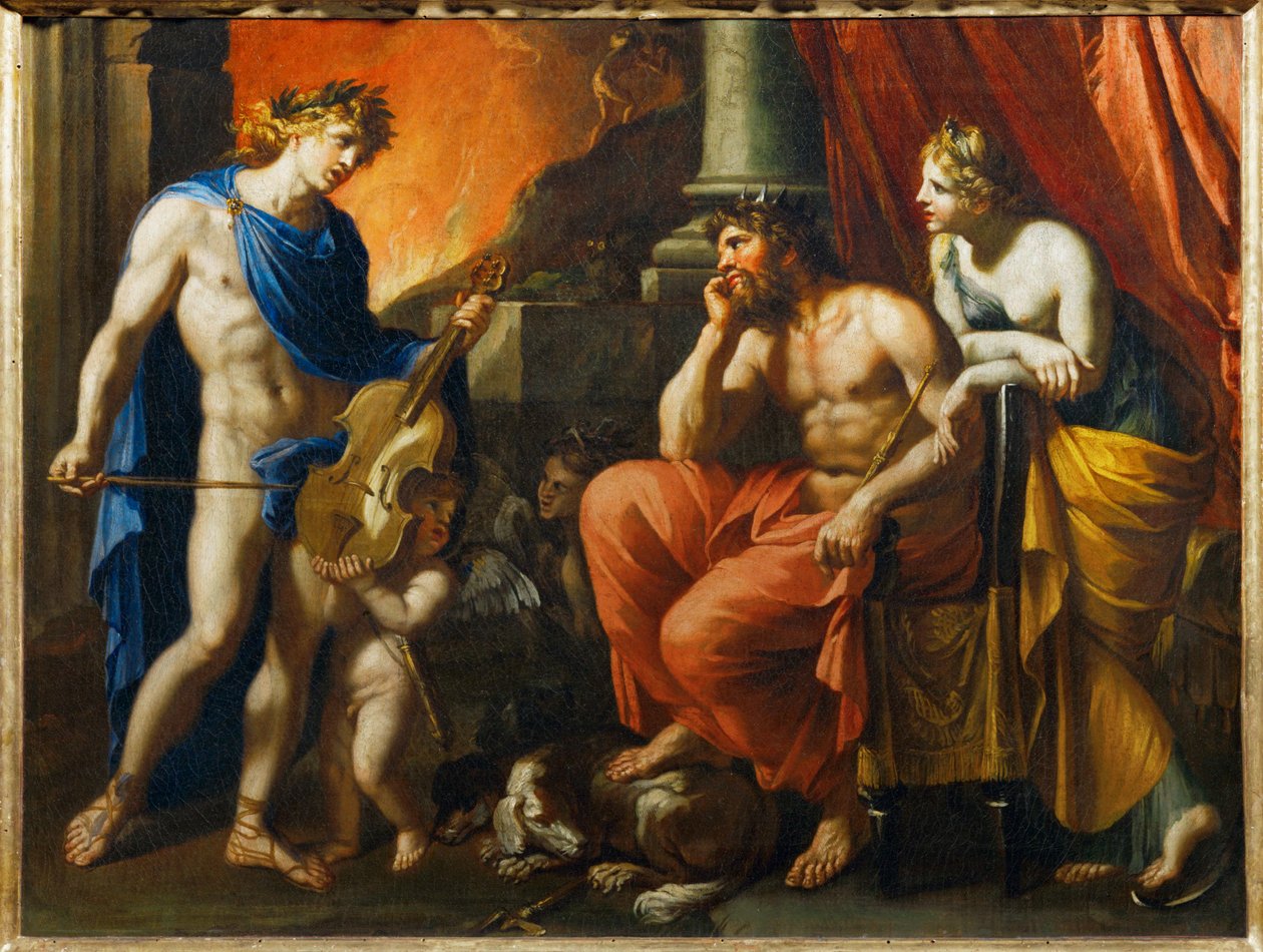 Orpheus Before Pluto and Proserpina by Francois (1590 1650) (after) Perrier