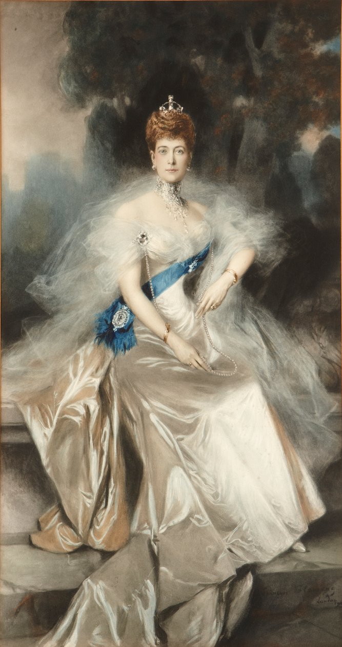Queen Alexandra by Francois (after) Flameng