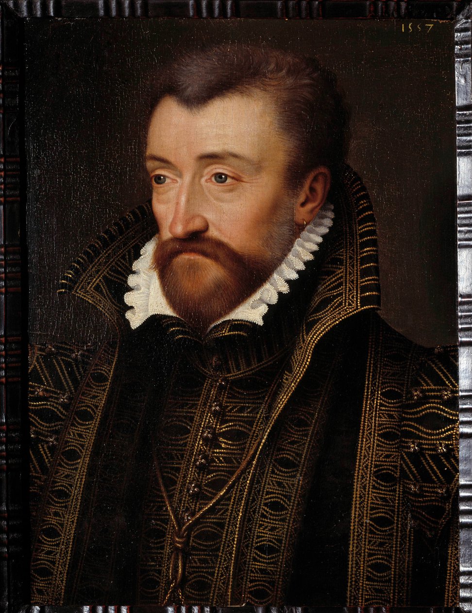 Portrait of Antoine de Bourbon, Duke of Vendome by Francois (school of) Clouet