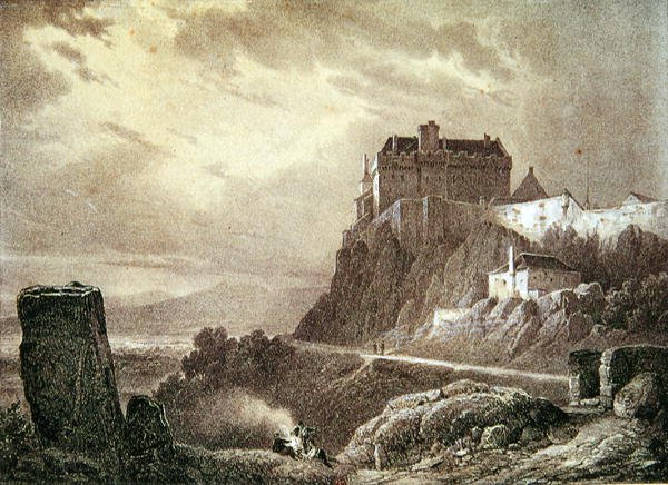 Stirling Castle, engraved by Villeneuve by Francois Alexandre Pernot