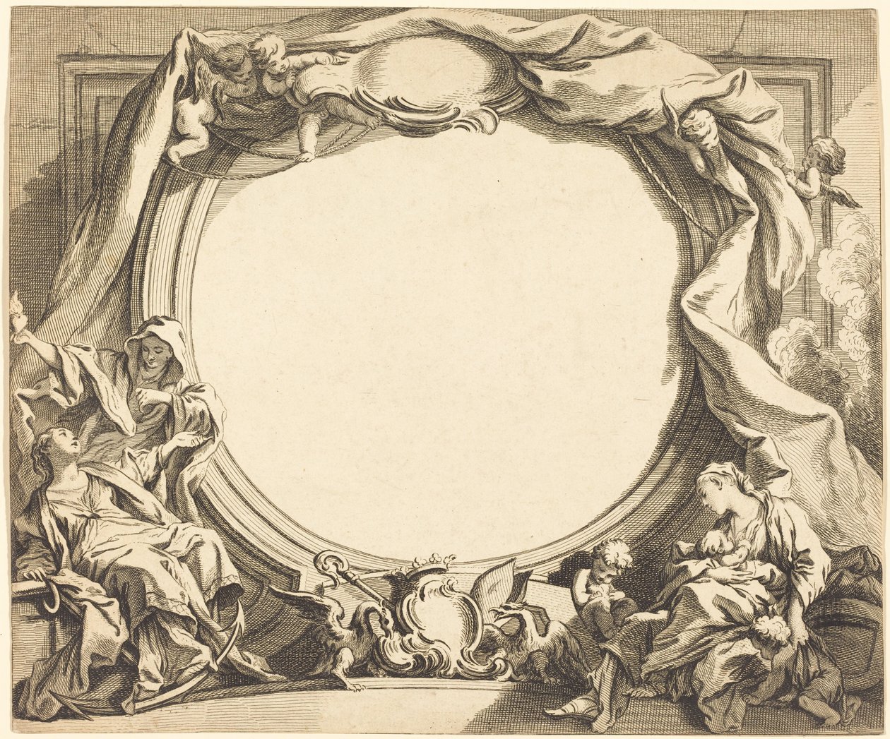 Faith and Charity by François Boucher
