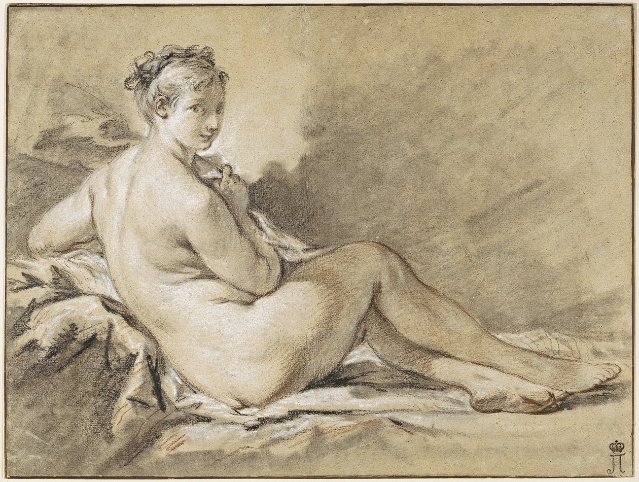 Study of a Female Nude by François Boucher