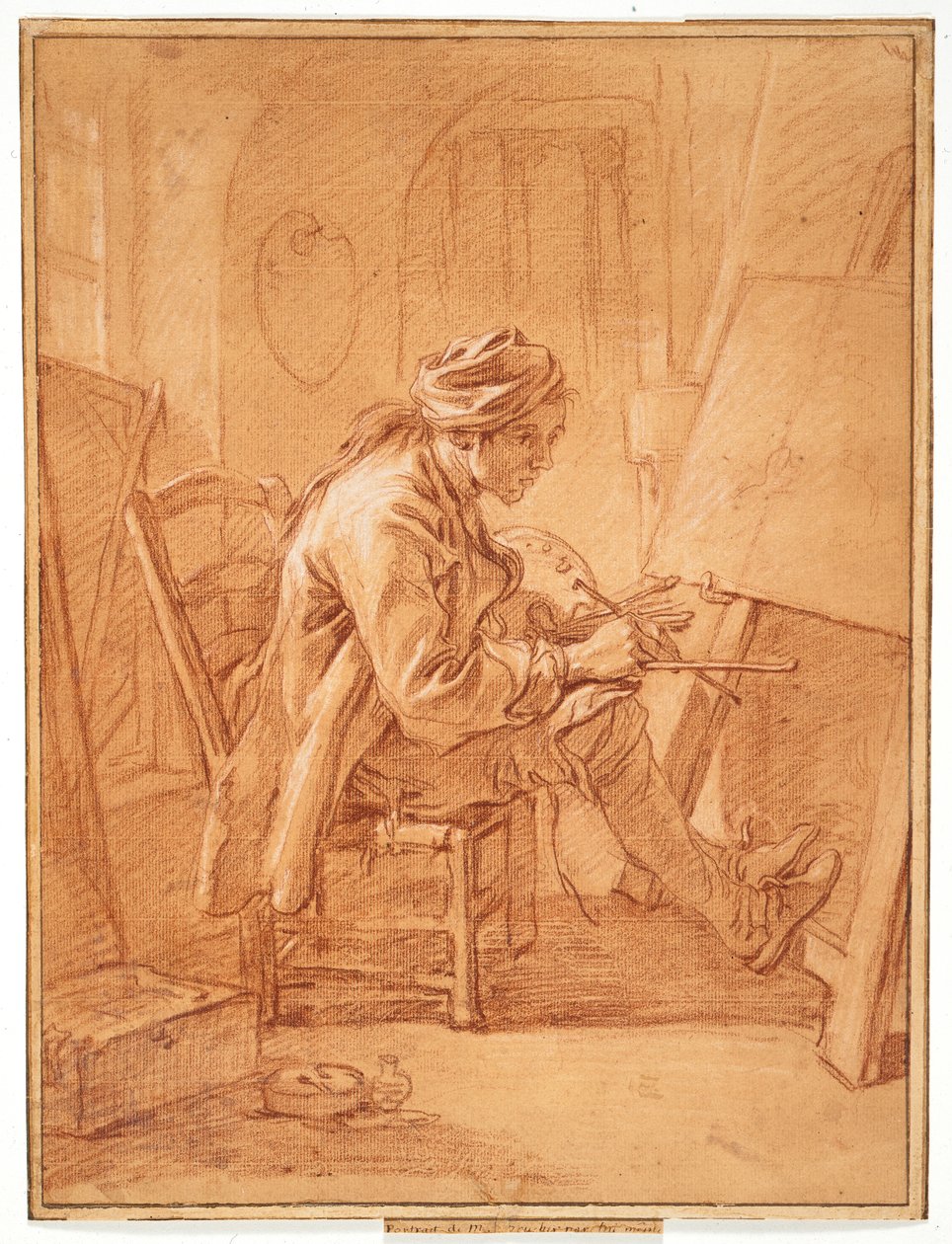 The Artist in His Studio by François Boucher