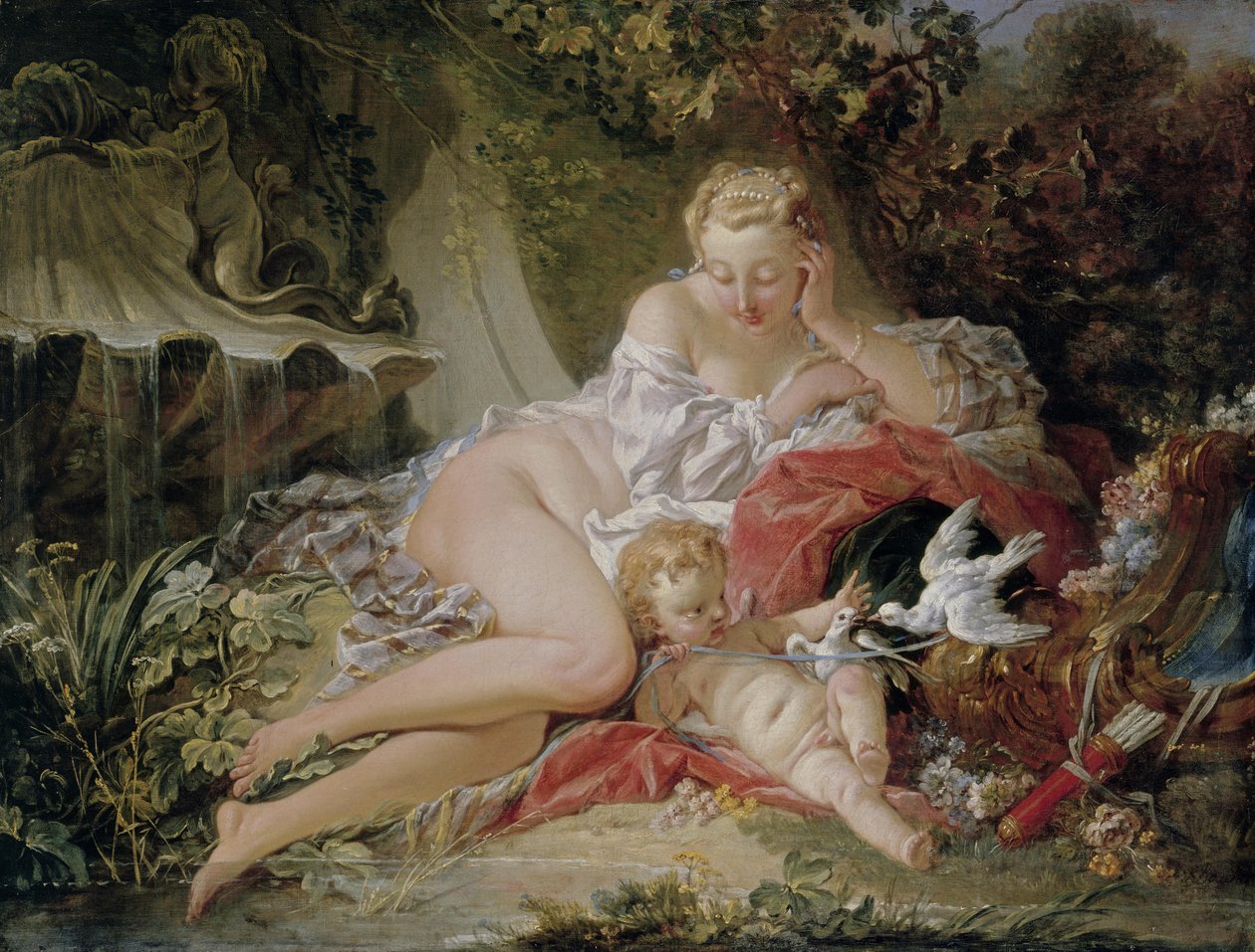 Venus and Cupid by François Boucher