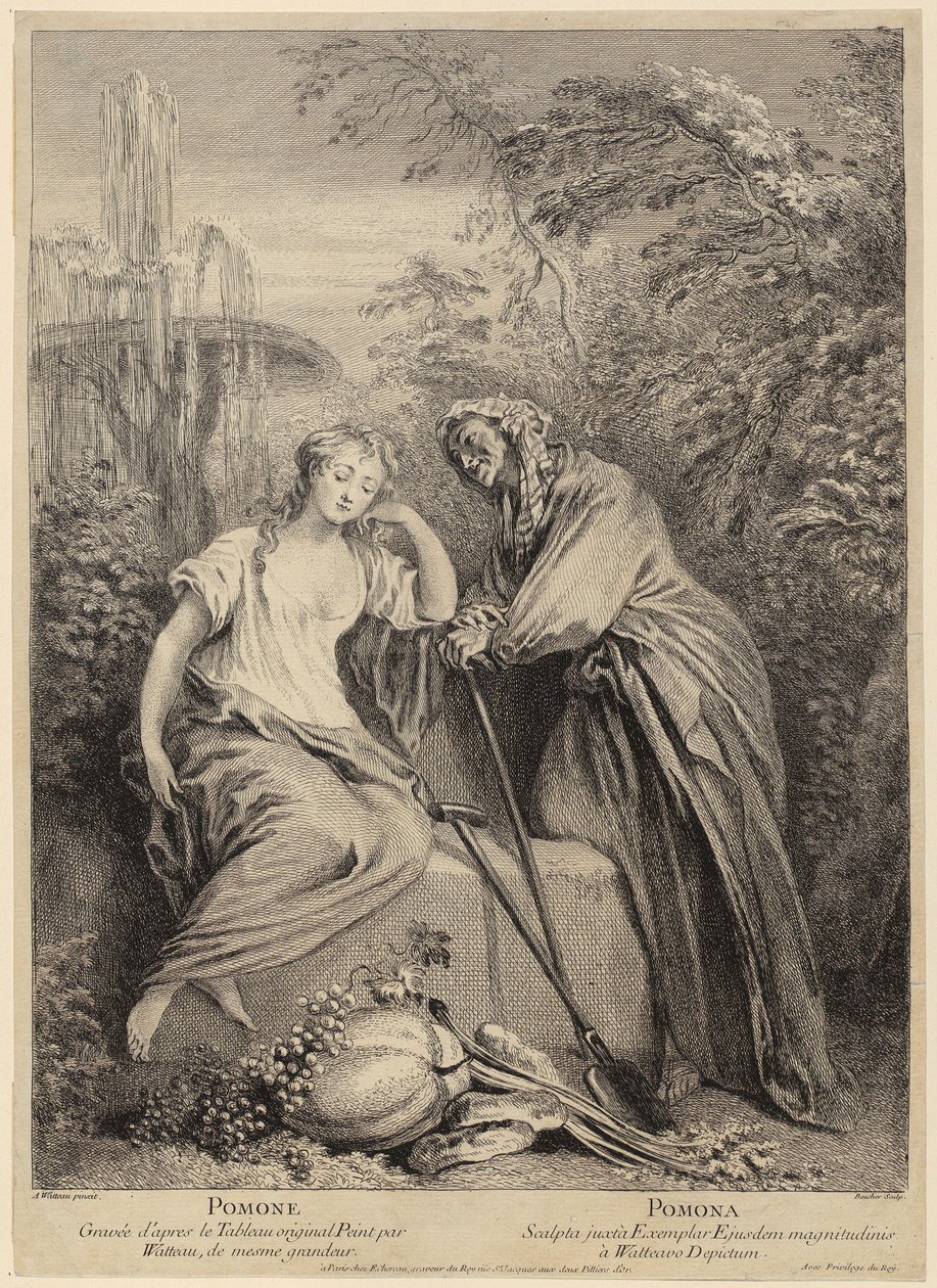 Vertumnus and Pomona by François Boucher