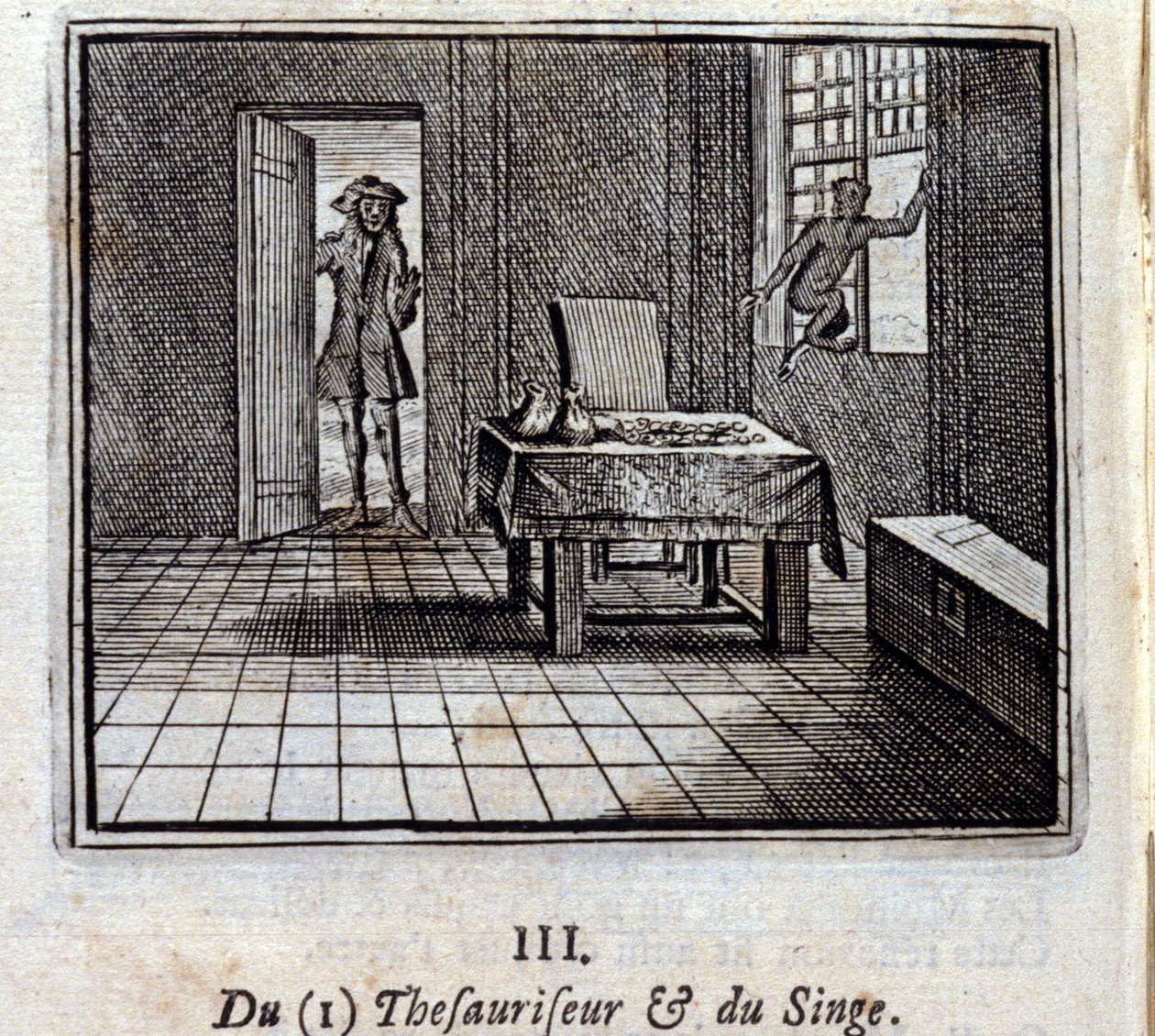 The Miser and the Monkey by Francois Chauveau