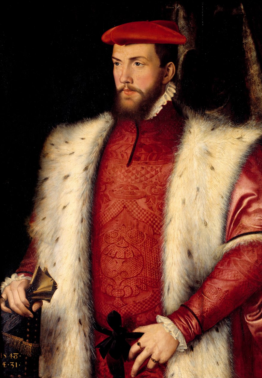 Portrait of Odet de Coligny (1517-1571) Cardinal de Chatillon by François Clouet